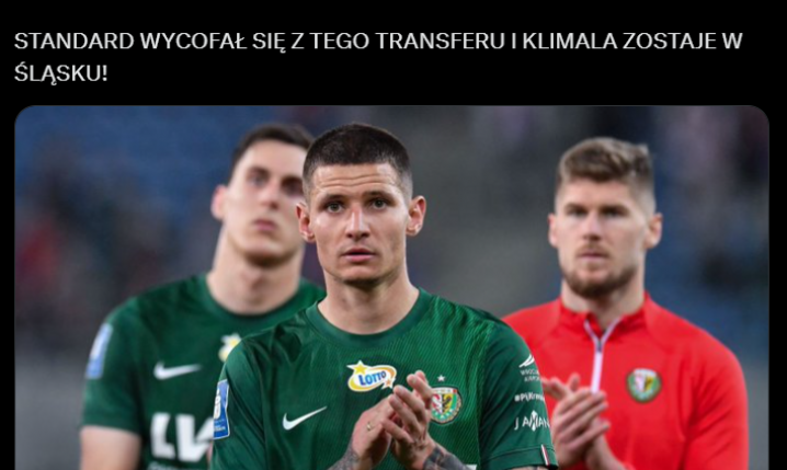 HIT! Dlatego Patryk Klimala NIE TRAFI do Standardu Liege XD